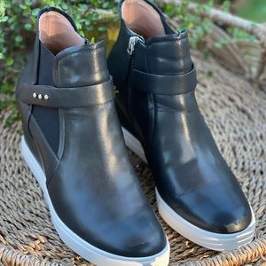 Linea Paolo Freshton Wedge High-Top Sneaker/Booties